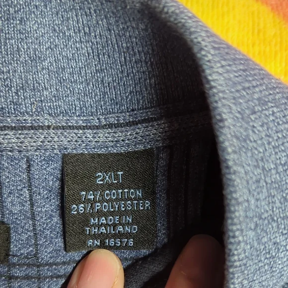 Men's Blue Polo Shirt - Picture 3 of 7